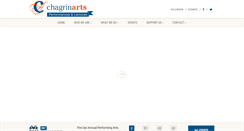 Desktop Screenshot of chagrinarts.org