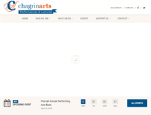 Tablet Screenshot of chagrinarts.org